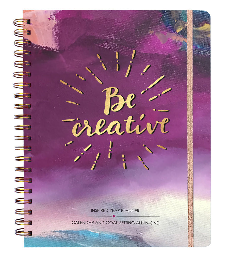 Inspired Year Planner Hardcover - Be Creative