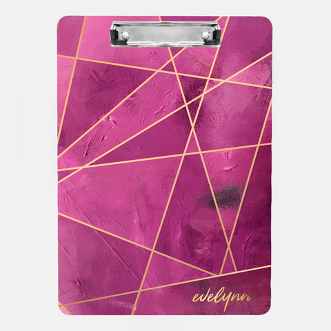 Inspired to Create Clipboard | Personalized Pink Fragment