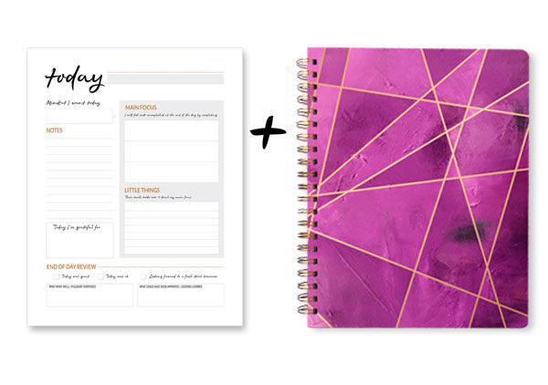 Writing Journal + Daily Notepad Bundle